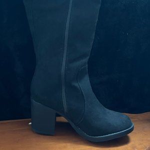 Never Worn - Wide Calf Womens SO Cebenese Knee High Black boots - 7.5